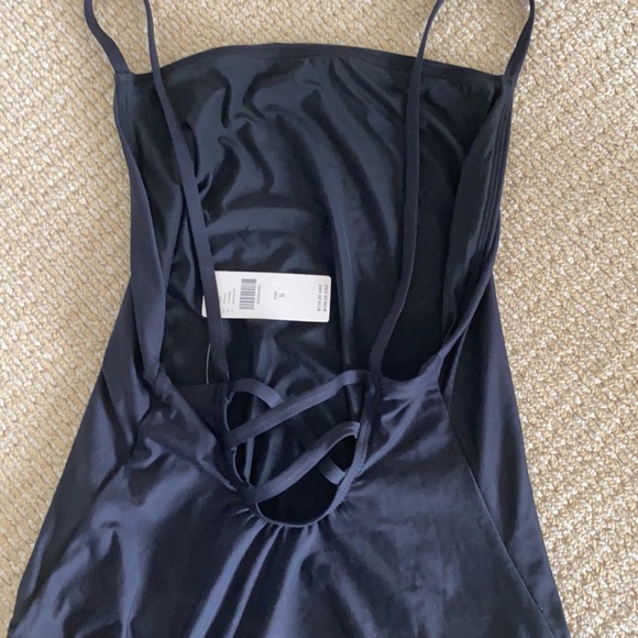 New w/Tags.Black Tank Style Anthropologie Swimsuit - Picture 4 of 8